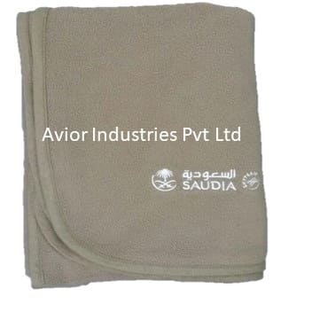 anti pill fleece airline blankets manufacturer