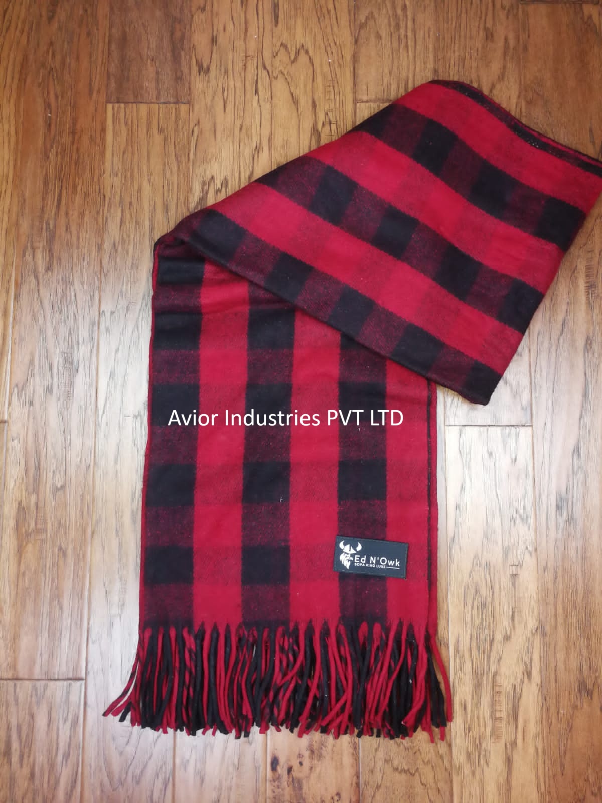 Virgin wool Plaid Blankets Factory